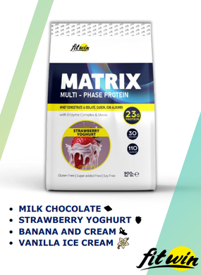 FitWin MATRIX Multi-Phase Protein 77% 900 g Протеин