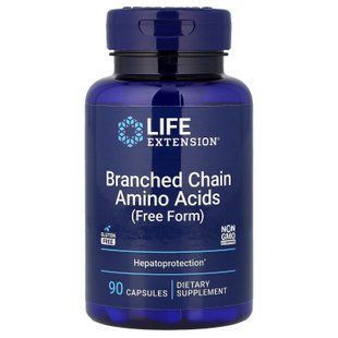 Life Extension Branched Chain Amino Acids 90 capsules BCAA
