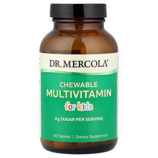 Dr. Mercola Chewable Multivitamin for Kids 60 таблеток Мультивітаміни для дітей