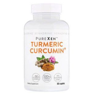 Xenadrine PureXen&nbsp;Turmeric Curcumin+ 60 табл Куркума та Куркумін