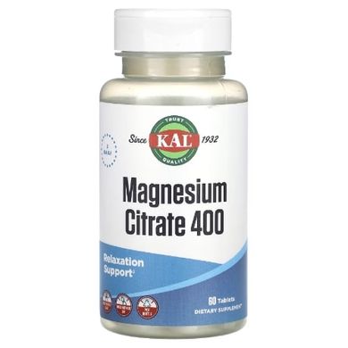 KAL Magnesium Citrate 400 mg 60 tab Магний