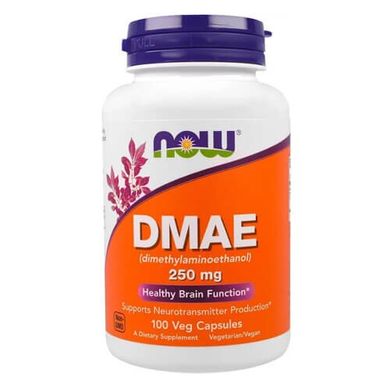 NOW DMAE 250 mg 100 капсул DMAE