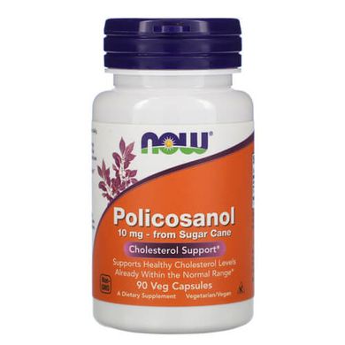 NOW Policosanol 10 mg 90 капсул Поликозанол