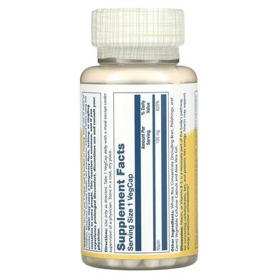 Solaray Niacin 100 mg 100 капс. Ниацин (B-3)