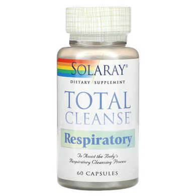 Solaray Total Clean Respiratory 60 капсул Комплекси