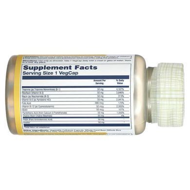 Solaray Vitamin B-Complex 50 mg 50 рослинних капсул Комплекс вітамінів групи В