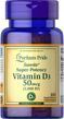 Puritan's Pride Vitamin D3 2000 IU 100 капсул