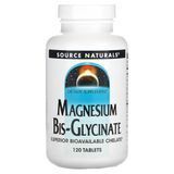 Source Naturals Magnesium Bis-Glycinate 120 таблеток Магній