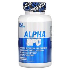 EVLution Nutrition Alpha GPC 60 растительных капсул Холин (В-4)