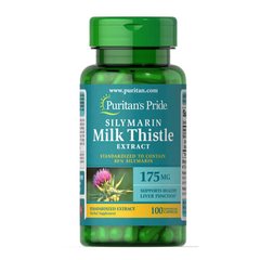 Puritan's Pride Milk Thistle Standardized 175 mg (Silymarin) 100 капс Розторопша (Силімарин)