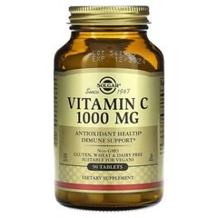 Solgar Vitamin C 1000 мг 90 табл. Витамин С