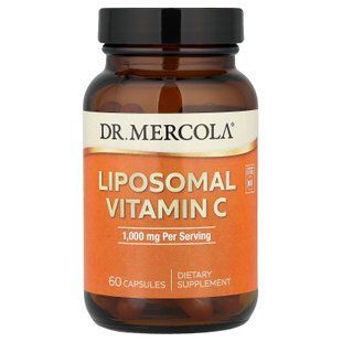 Dr. Mercola Liposomal Vitamin C 1,000 mg 60 капсул Вітамін С
