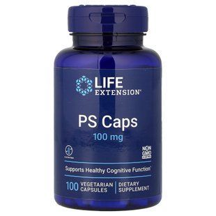 Life Extension PS Caps 100 mg 100 рослинних капсул Фосфоліпіди