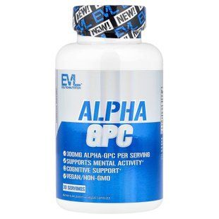 EVLution Nutrition Alpha GPC 60 растительных капсул Холин (В-4)