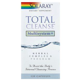 Solaray Total Cleanse Multisystem+ 120 капсул Комплекси