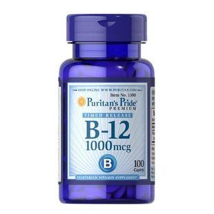 Puritan's Pride Vitamin B-12 1000 mcg 100 таблеток Кобаламін (B-12)