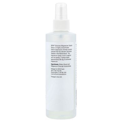 NOW Magnesium Topical Spray 237 ml Масла для тела