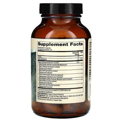Dr. Mercola Organic Fermented Mushroom Complex 90 капсул Комплекси грибів