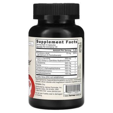 Jarrow Formulas Neuro Optimizer 120 капсул Фосфоліпіди