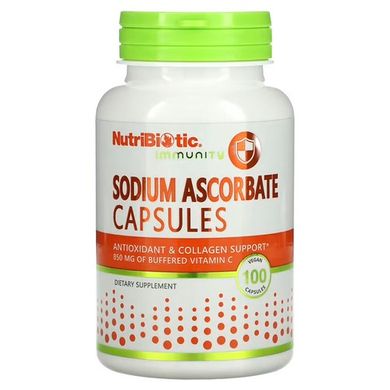 NutriBiotic Sodium Ascorbate 100 капс. Витамин С