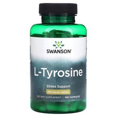 Swanson L-Tyrosine 500 mg 100 капсул