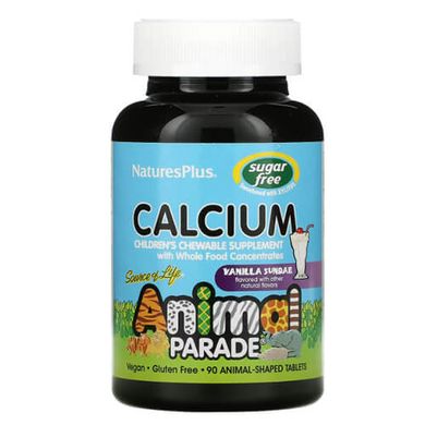 Nature's Plus Без сахара Calcium Children's Chewable 90 таб Другие добавки для детей