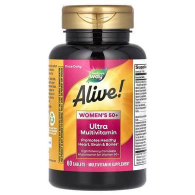 Nature's Way Alive! Women's 50+ Ultra Potency Complete Multivitamin 60 tab Витамины для возраста 50+