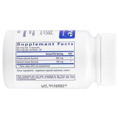 Pure Encapsulations Adrenal 60 капс. Поддержка надпочечников