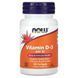 NOW Vitamin D-3 400 IU 180 капсул
