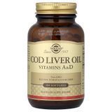 Solgar Cod Liver Oil Vitamin А and D 100 softgels Омега-3