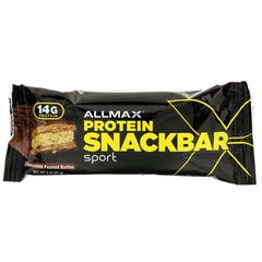 AllMax Protein Snack Bar 57 грамм, Шоколад - Арахисовое Масло