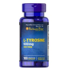 Puritan's Pride L-Tyrosine 500 mg 100 капсул Тирозин