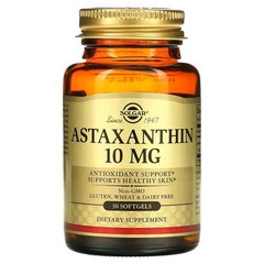 Solgar Astaxanthin 10 mg 30 капс. Астаксантин