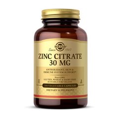 Solgar Zinc Citrate 30 мг 100 капсул Цинк