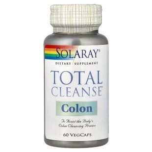 Solaray Total Cleanse Colon 60 рослинних капсул Комплекси