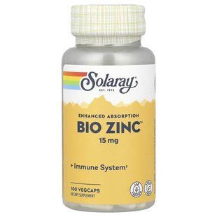 Solaray Bio Zinc 100 капс Цинк