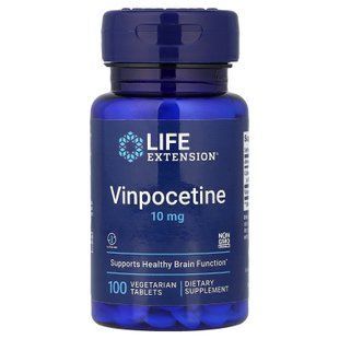 Life Extension Vinpocetine 10 mg 100 таблеток Вінпоцетин (Vinpocetine)