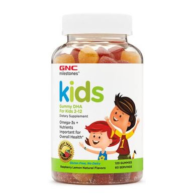 GNC Kid's DHA Gummy 120 жевательных конфет Омега 3 для детей