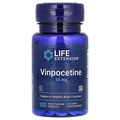 Life Extension Vinpocetine 10 mg 100 tab Винпоцетин (Vinpocetine)