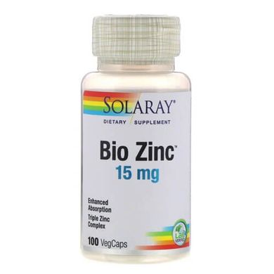 Solaray Bio Zinc 100 капсул Цинк