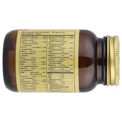 Solgar Formula V VM-75 60 таблеток Універсальні