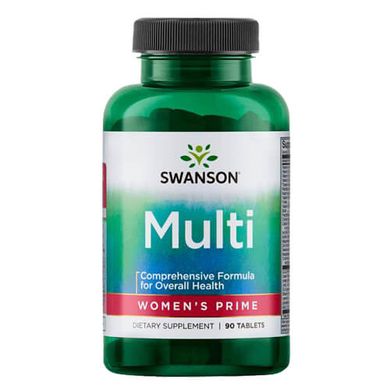 Swanson Women's Prime Multivitamin 90 таб Витамины для женщин