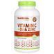 NutriBiotic Vitamin C + D3 & Zinc 250 капсул