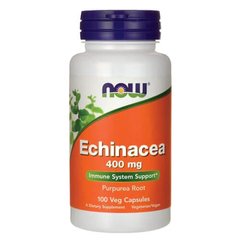 NOW Echinacea 400 мг 100 капсул Ехінацея