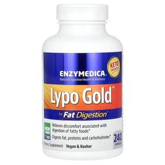 Enzymedica Lypo Gold For Fat Digestion 240 капсул Ензими