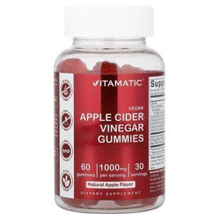 Vitamatic Apple Cider Vinegar 60 жувальних цукерок Яблучний оцет