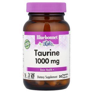 Bluebonnet Taurine 1000 mg 50 caps Таурин