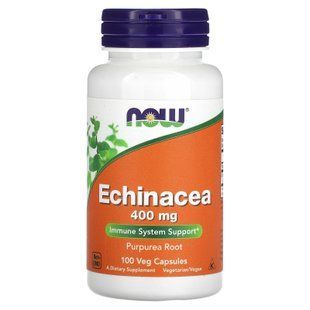 NOW Echinacea 400 mg 100 капсул Ехінацея