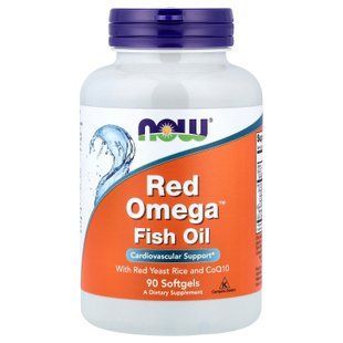 NOW Red Omega 90 жидких капсул Омега-3