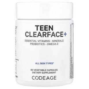 Codeage Teen Clearface+ 60 Vegetable Capsules Мультивитамины для подростков